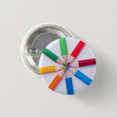 Kleurpotlood Pin Ronde Button 3,2 Cm (Voorkant /achterkant)