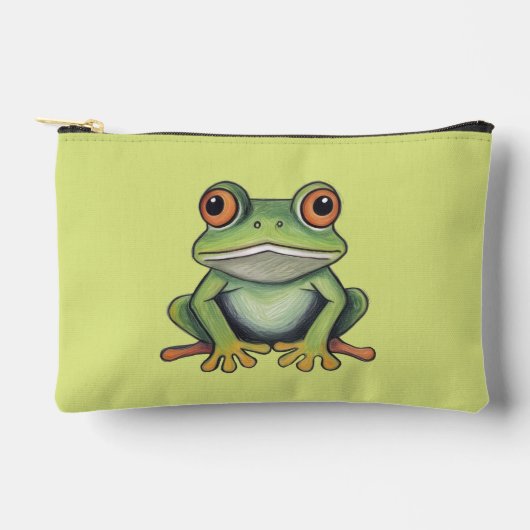 Kleurpotlood tekening kikker etui (Voorkant)