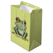 Kleurpotlood tekening kikker medium cadeauzakje (Voorkant Gekanteld)