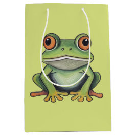 Kleurpotlood tekening kikker medium cadeauzakje