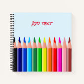 Kleurpotlood tekening notitieboek (Voorkant)