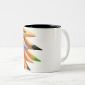 kleurpotlood tweekleurige koffiemok (Voorkant rechts)
