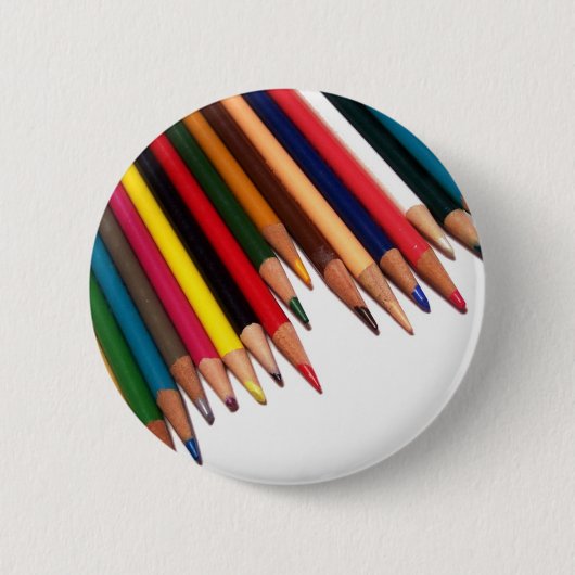 Kleurpotloodhoek Ronde Button 5,7 Cm (Voorkant)