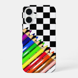 kleurpotloodkleurpotloden iPhone 16 hoesje
