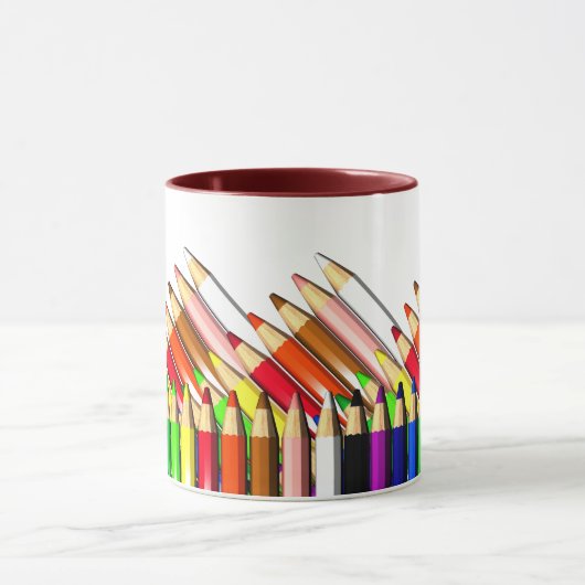 kleurpotloodkleurpotloden mok (Midden)