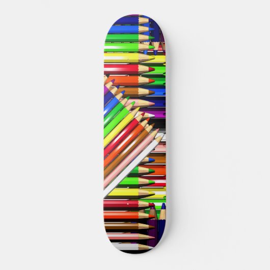 kleurpotloodkleurpotloden persoonlijk skateboard (Voorkant)