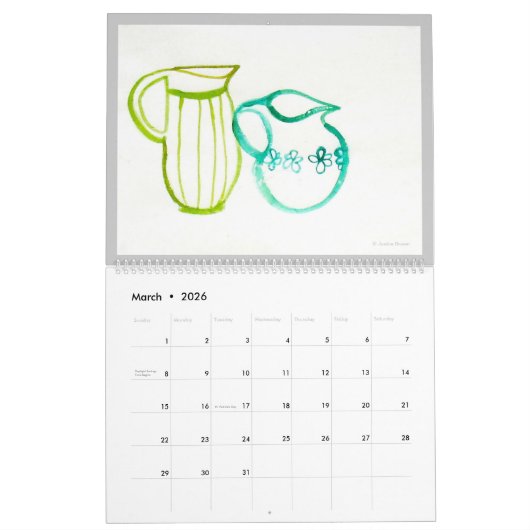 Kleurpotten Kalender (Mar 2026)