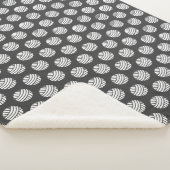 Kleurpotten van de Ball van Yarn {Donker} Sherpa Deken (3/4)