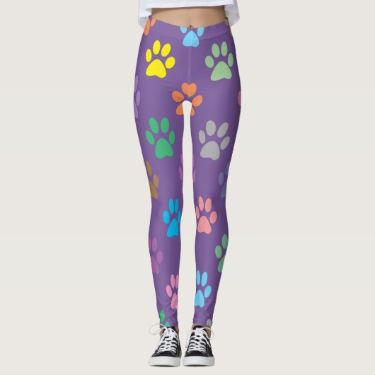 Kleurprintpatroon Leggings (Voorkant)