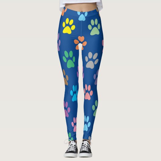 Kleurprintpatroon Leggings (Voorkant)