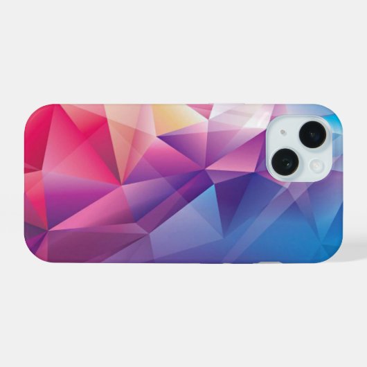 Kleurprisma iPhone 15 Case (Achterkant horizontaal)