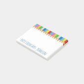 Kleurpunts 2 post-it® notes (Schuin)