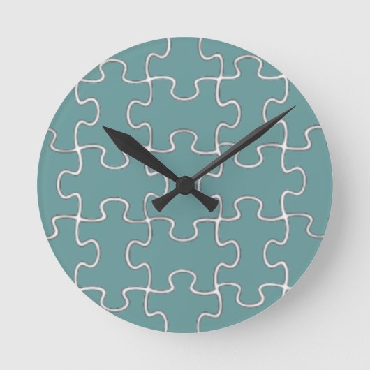 kleurpuzzel ronde klok (Voorkant)