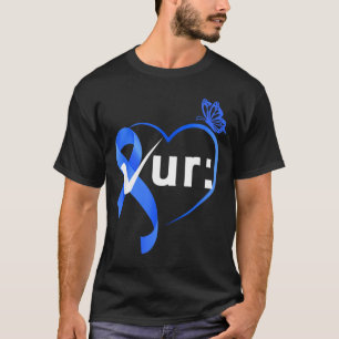 Kleurrectale darmkanker bewustzijn maand check t-shirt