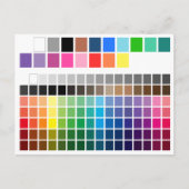 Kleurreferentieschema Briefkaart (Voorkant)