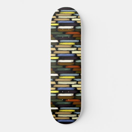 Kleurregen 4 persoonlijk skateboard (Voorkant)