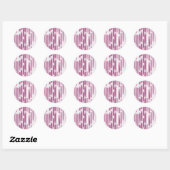 Kleurregen 6 ronde sticker (Vel)