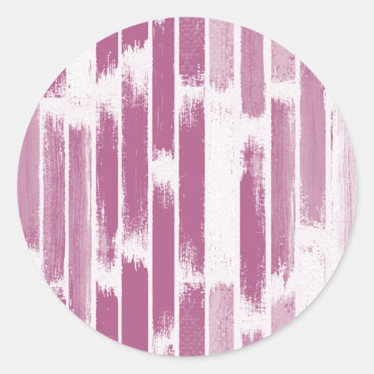 Kleurregen 6 ronde sticker (Voorkant)