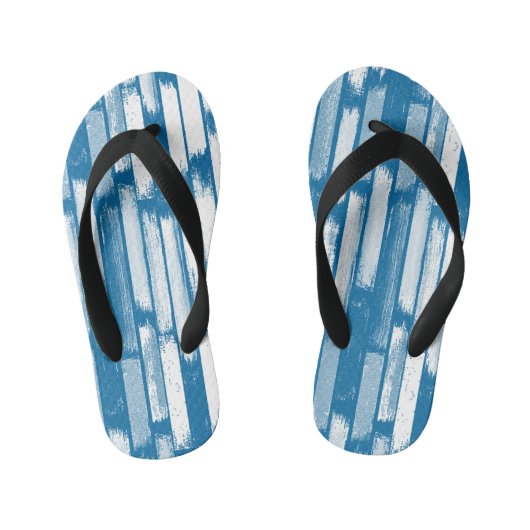 Kleurregen 7 kinder teenslippers (Voetbed)