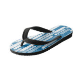 Kleurregen 7 kinder teenslippers (Schuin)