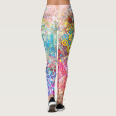 Kleurregen Leggings (Achterkant)