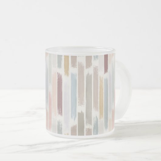 Kleurregen Matglas Koffiemok (Voorkant rechts)