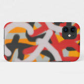 kleurrijk 0748 abstracte kunst Case-Mate iPhone case (Achterkant (horizontaal))