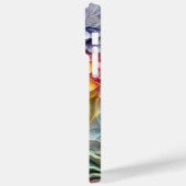 KLEURRIJK 3-D QUILL PAPER LOOK BLOEMENPATRONEN Case-Mate iPhone CASE (Achterkant / Links)