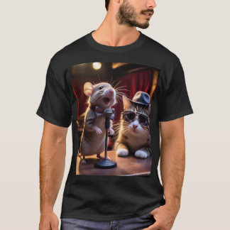 Kleurrijk 3D digitaal kunst T-shirt | Perfecte pas