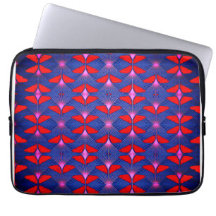 Kleurrijk 3D digitaal ontwerp mat inpakpapier – Laptop Sleeve