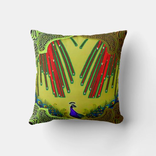 Kleurrijk 3D Digital Art Sierkussen | 16x16 Perfe (Achterkant)