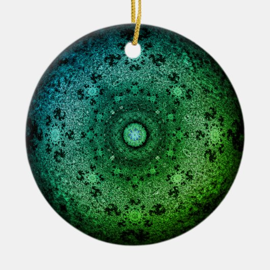 Kleurrijk 3D-patroon Keramisch Ornament (Voorkant)