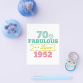 kleurrijk 70 en geweldig sinds 1952 flyer (Enkel)