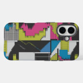 Kleurrijk 80s Abstract Geometrisch Patroon Case-Mate iPhone Case (Achterkant (horizontaal))