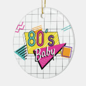 Kleurrijk 80's Baby Ornament (Links)