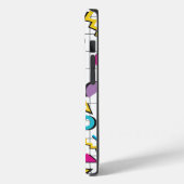 Kleurrijk 80's geometrisch patroon Case-Mate iPhone case (Achterkant / Links)