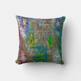 kleurrijk aan gladde schil, bijtende vlek kussen