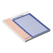 Kleurrijk Aanpassen Om Lijst Checklist Winkelen te Notitieblok (Schuin)