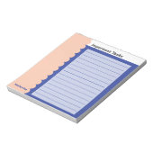 Kleurrijk Aanpassen Om Lijst Checklist Winkelen te Notitieblok (Linkerzijde)