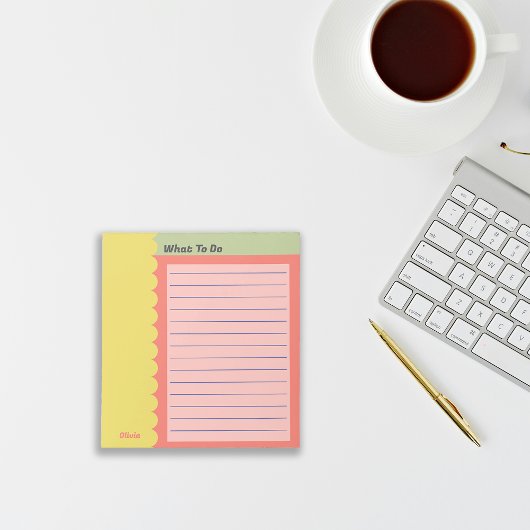 Kleurrijk Aanpassen Om Lijst Checklist Winkelen te Notitieblok