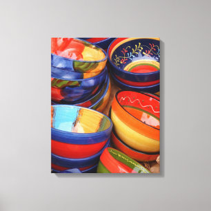 KLEURRIJK AARDEWERK - Canvas Art Afdruk