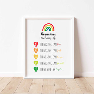 Kleurrijk aarding techniek poster