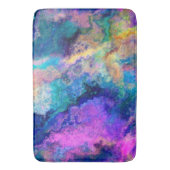 Kleurrijk Abalone Shell Schilderen Badmat (Voorkant Verticaal)