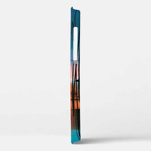 Kleurrijk abstract acrylschilderij. Surreal landsc Case-Mate iPhone Case (Achterkant / Links)