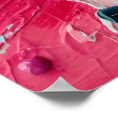 Kleurrijk Abstract Acrylverf Spatposter | B Poster (Hoek)