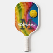 Kleurrijk Abstract afbeelding - Pickleball persona Pickleball Paddle (Voorkant)