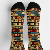 Kleurrijk Abstract Afrikaans Patroon Sokken (Top)