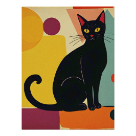 Kleurrijk Abstract Animal Art Poster