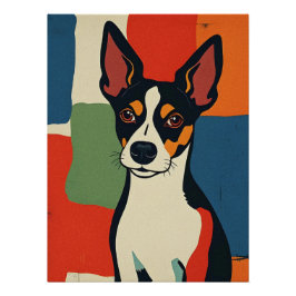 Kleurrijk Abstract Animal Art Poster