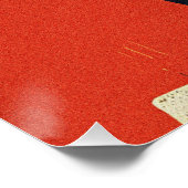 Kleurrijk Abstract Animal Art Poster (Hoek)